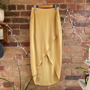 Oak+Fort Mustard Yellow Skirt